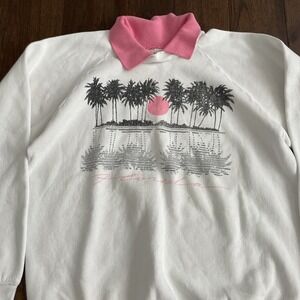 Vintage 80s Fruit Of The Loom " Florida" crewneck sweater XL made in the USA